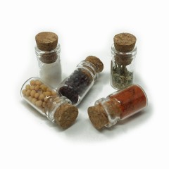 Set 5 Barattoli con Spezie in Miniatura Presepe 79336