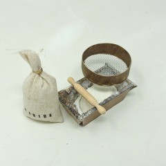 Set 4 Pezzi da Panettiere Miniatura per Presepe