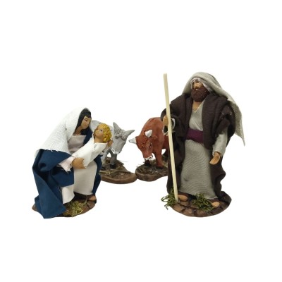 Natività in Terracotta di Caltagirone 8 Statuine 12 cm 79105