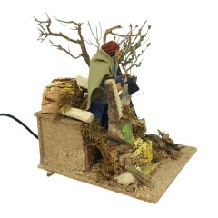 Taglialegna Pastore per Presepe in Movimento Statuina 12 cm