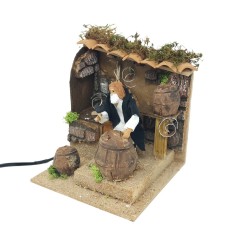 Pastore per Presepe in Movimento 17x17 cm Il Bottaio 79237