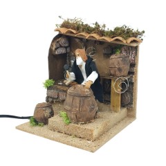 Pastore per Presepe in Movimento 17x17 cm Il Bottaio 79237