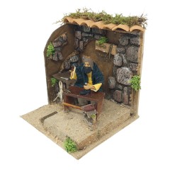 Pastore per Presepe in Movimento Calzolaio Statuina 12 cm