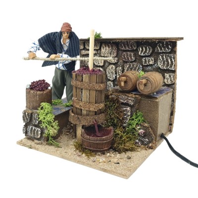 Palmento Scena in Movimento per Presepe Statuina 12 cm