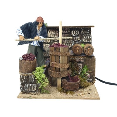 Palmento Scena in Movimento per Presepe Statuina 12 cm