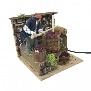 Palmento Scena in Movimento per Presepe Statuina 12 cm