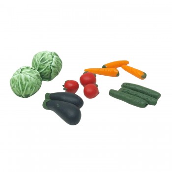 Ortaggi Verdure Miste con 2 Cassette in Miniatura per Presepe