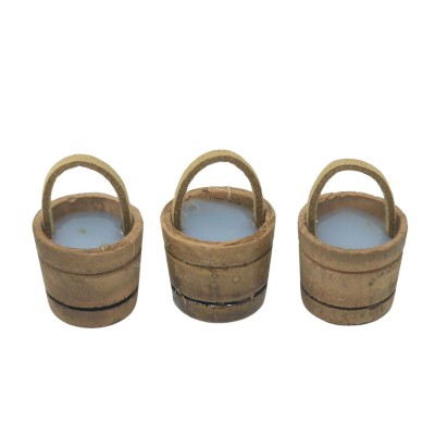 3 Secchi in Resina con Effetto Acqua