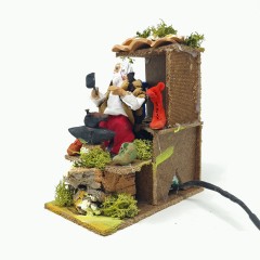 Calzolaio Pastore Presepe in Movimento Statuina 10 cm 79186