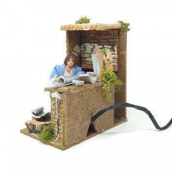 Arrotino Statuina per Presepe in Movimento