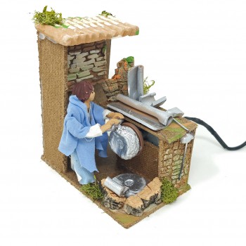 Arrotino Statuina per Presepe in Movimento