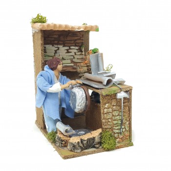 Arrotino Statuina per Presepe in Movimento