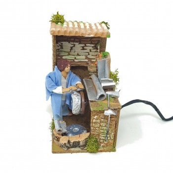 Arrotino Statuina per Presepe in Movimento