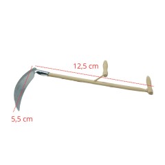 Falce in Legno e Metallo Miniature per Presepe T76