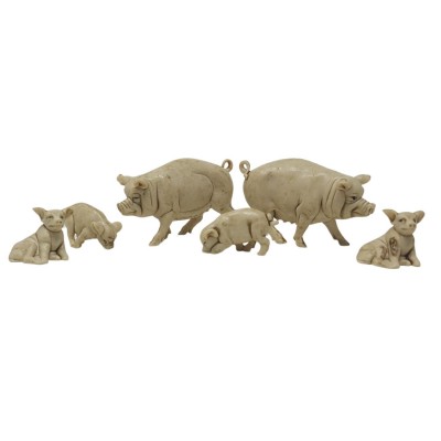 Maiali 6 Modelli Animali per Presepe SG10AM