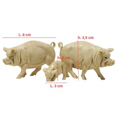 Maiali 6 Modelli Animali per Presepe SG10AM
