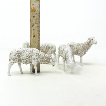 Gruppo 4 Pecore Animali per Presepe SM1223