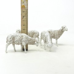 Gruppo 4 Pecore Animali per Presepe SM1223