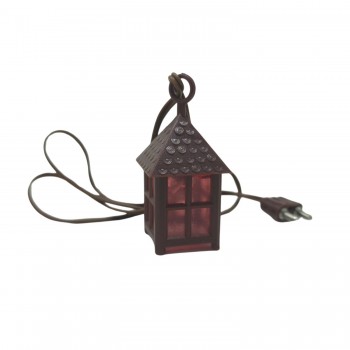 Lanterna in Plastica 4 cm Luce Rossa 3,5 V - A38R