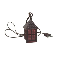 Lanterna in Plastica 4 cm Luce Rossa 3,5 V - A38R