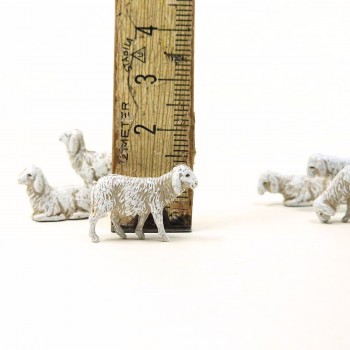 Gruppo 6 Pecore Assortite Animali per Presepe