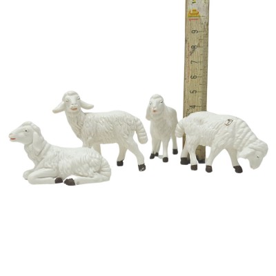 Gruppo 4 Pecore Animali per Presepe CM12C/PE