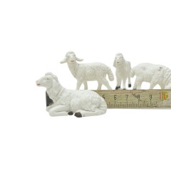 Gruppo 4 Pecore Animali per Presepe CM12C/PE