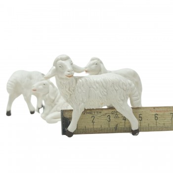 Gruppo 4 Pecore Animali per Presepe CM12C/PE