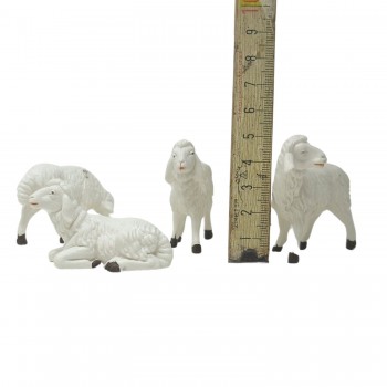 Gruppo 4 Pecore Animali per Presepe CM12C/PE