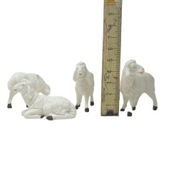 Gruppo 4 Pecore Animali per Presepe CM12C/PE