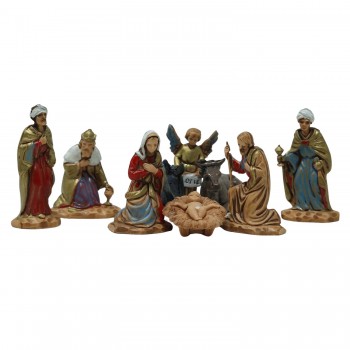Natività in Plastica Completa 3,5 cm 6 pezzi