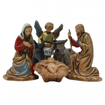 Natività in Plastica Completa 3,5 cm 6 pezzi