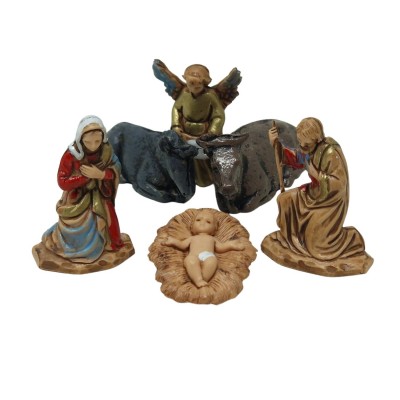 Natività in Plastica Completa 3,5 cm 6 pezzi