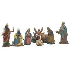 Natività Completa da 10 cm Set 7 pezzi Presepe