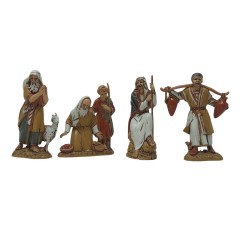 Pastori in Plastica 8 Pezzi Assortiti 10 cm