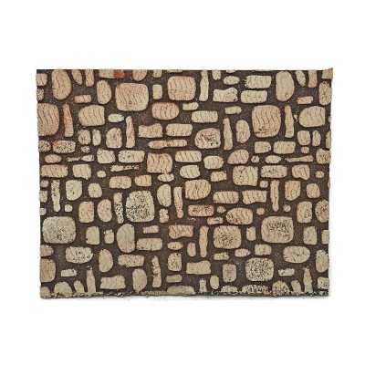 Pannello in Sughero per Presepe con pietre grandi  33x24 cm