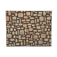 Pannello in Sughero per Presepe con pietre grandi  33x24 cm