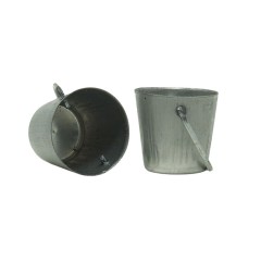 Secchio in Metallo Set 2 Miniature per Presepe 10108