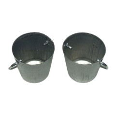 Secchio in Metallo Set 2 Miniature per Presepe 10108