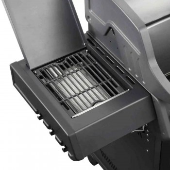 Barbecue a Gas S-318 Black con Accessori Inclusi