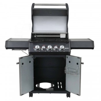 Barbecue a Gas S-318 Black con Accessori Inclusi