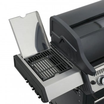 Barbecue a Gas S-418 Black con Accessori Inclusi