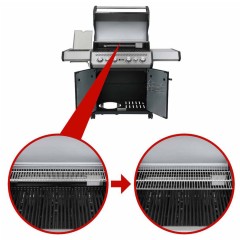 Barbecue a Gas S-418 Black con Accessori Inclusi