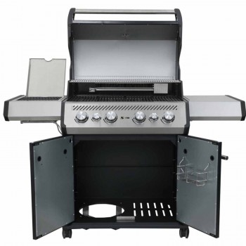 Barbecue a Gas S-418 Black con Accessori Inclusi