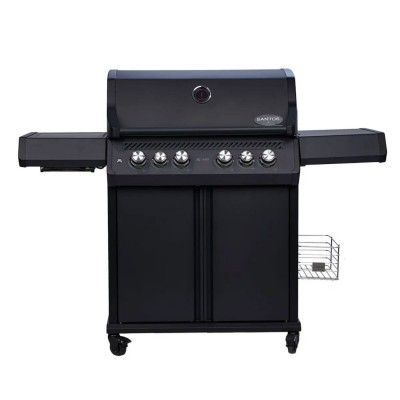 Barbecue a Gas S-418 Pro Nero Matte con Accessori Inclusi 2