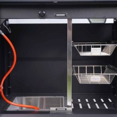 Barbecue a Gas S-418 Pro Nero Matte con Accessori Inclusi
