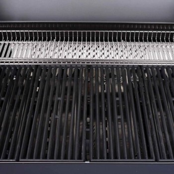 Barbecue a Gas S-418 Pro Nero Matte con Accessori Inclusi