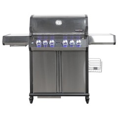 Barbecue a Gas S-418 Acciaio Inox con Girarrosto