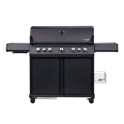 Barbecue a Gas S-518 Pro Nero Matte con Girarrosto 2