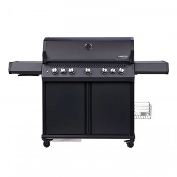 Barbecue a Gas S-518 Pro Nero Matte con Girarrosto
